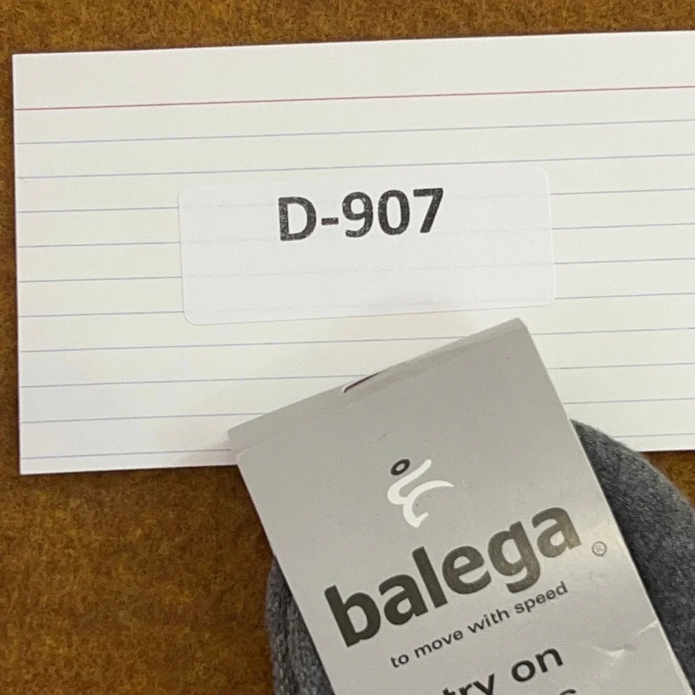 Balega Unisex Medium Grey Hidden Comfort No Show Running Socks NWT